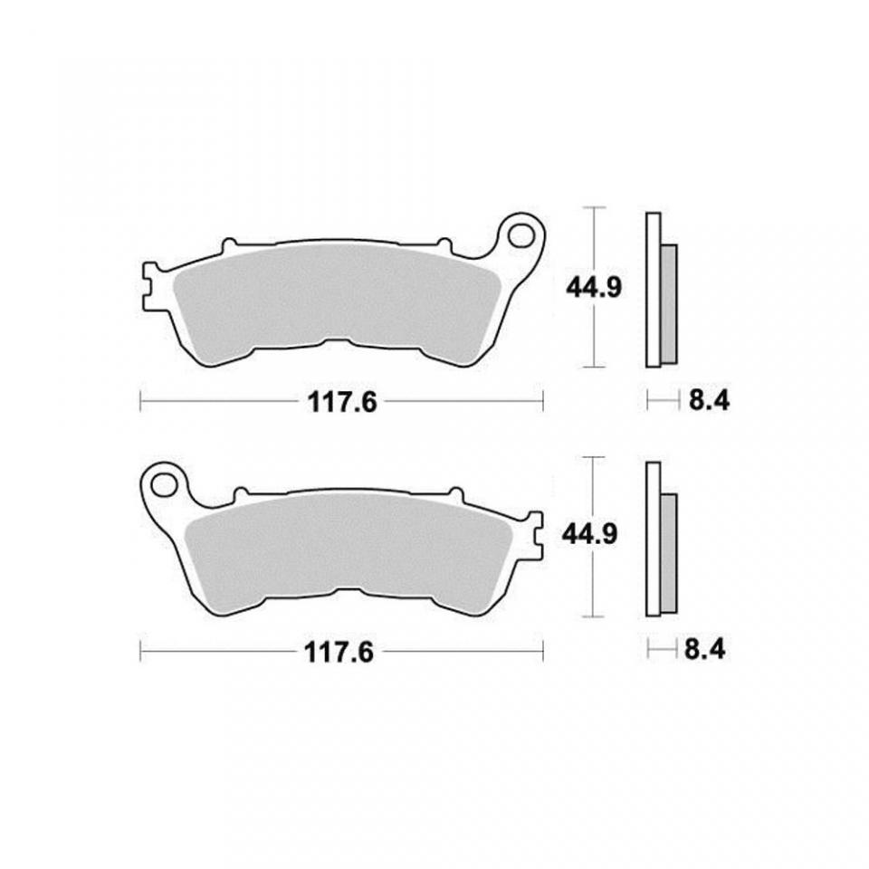 Plaquette de frein Ferodo pour Moto Kawasaki 650 Vulcan S Abs 2015 à 2020 AV Neuf