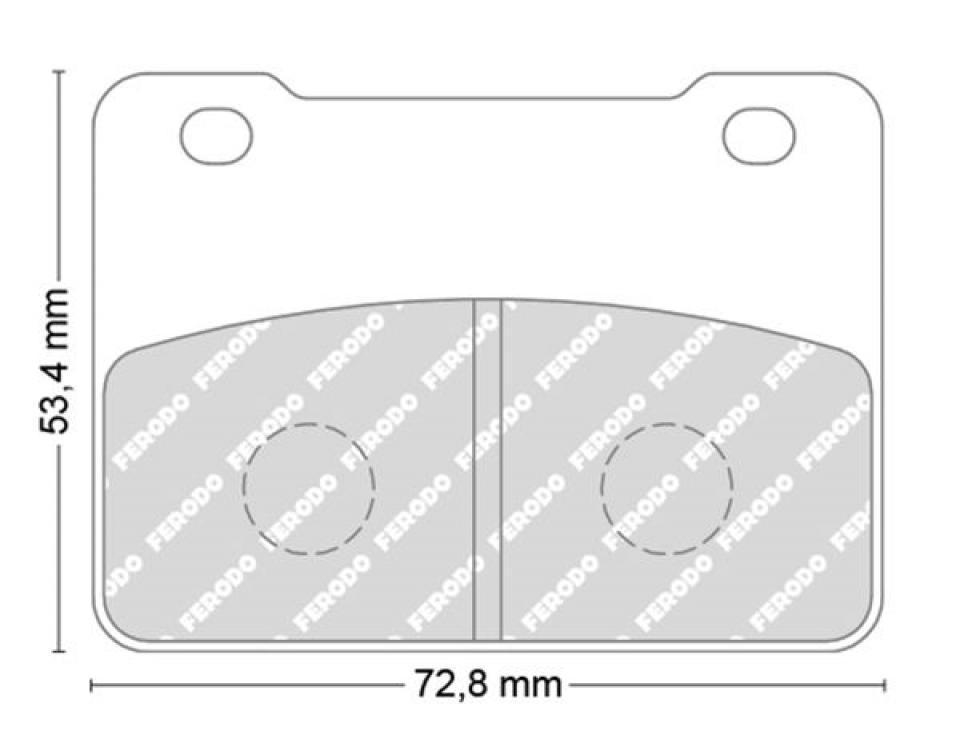 Plaquette de frein Ferodo pour Scooter Sym 400 MAXSYM ABS EURO4 2017 à 2019 AVG / AVD Neuf