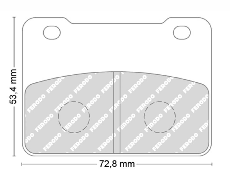 Plaquette de frein Ferodo pour Scooter Sym 400 Maxsym 2012 à 2016 LX40A3-6 / AV / FDB2291EF Neuf