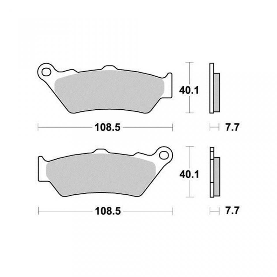 Plaquette de frein Ferodo pour Moto Moto Guzzi 1100 California Special 1998 à 2005 AR Neuf