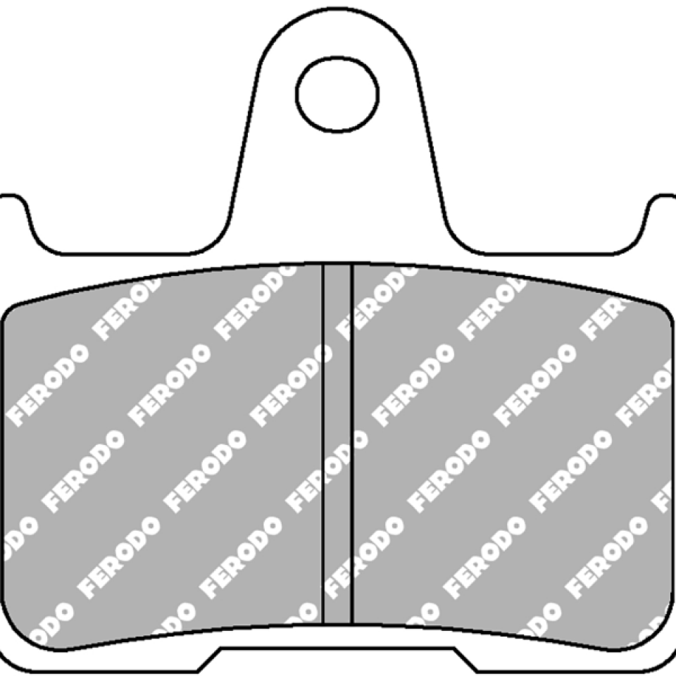 Plaquette de frein Ferodo pour Moto MZ 1000 S 2003 à 2005 AR / FDB2111EF Neuf