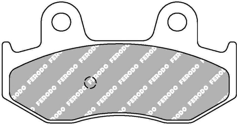 Plaquette de frein Ferodo pour Scooter Suzuki 250 Burgman 2003 à 2006 BV111/BV121/CJ43A / AR / FDB2132EF Neuf