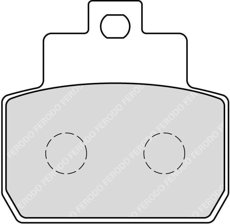 Plaquette de frein Ferodo pour Scooter Piaggio 125 X8 2006 à 2007 M36600 / AR / FDB2207EF Neuf