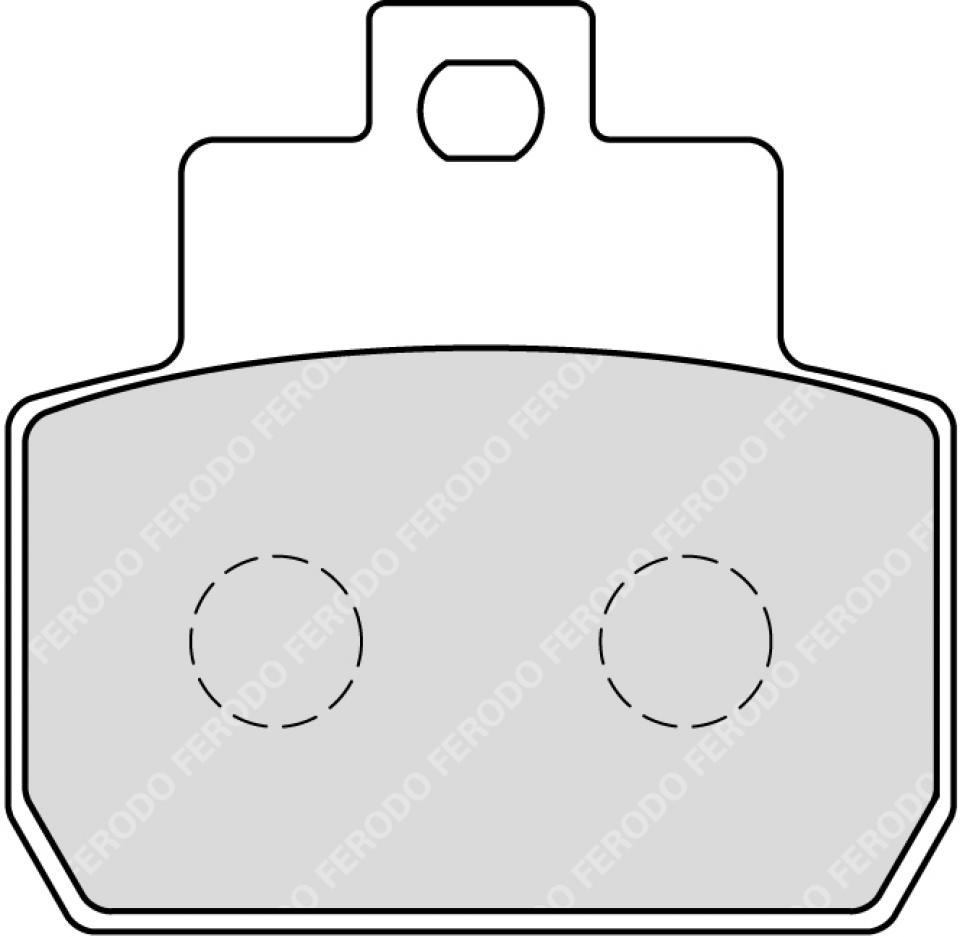 Plaquette de frein Ferodo pour Scooter Piaggio 125 X8 2006 à 2007 M36600 / AR / FDB2207EF Neuf