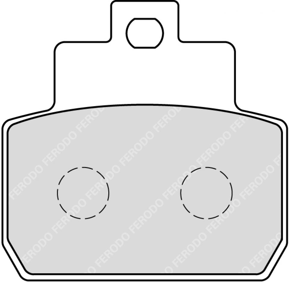 Plaquette de frein Ferodo pour Scooter Piaggio 125 X8 2006 à 2007 M36600 / AR / FDB2207EF Neuf