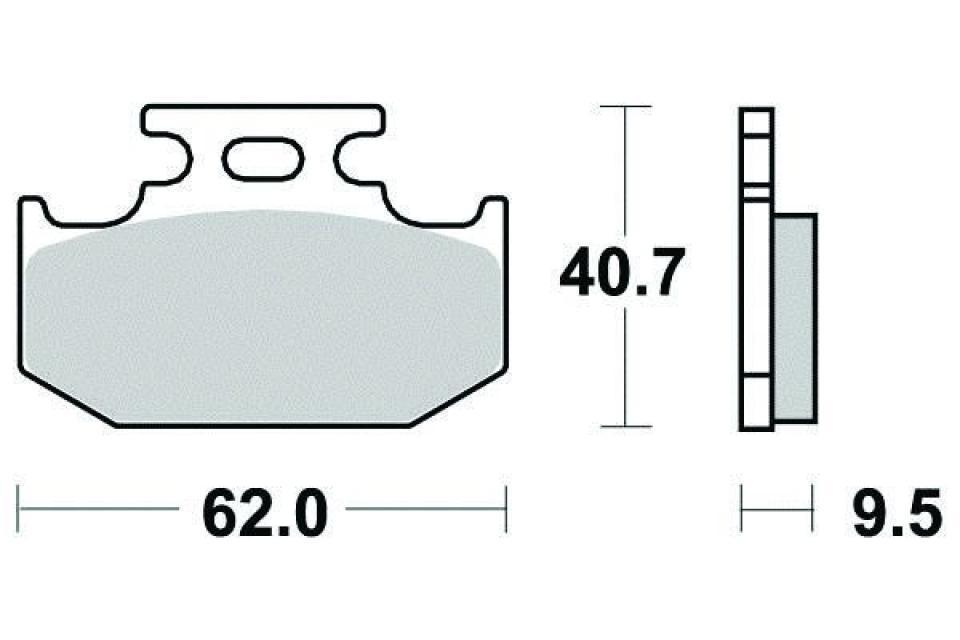 Plaquette de frein Ferodo pour Moto CANNONDALE 440 C / E / X 2003 AR Neuf