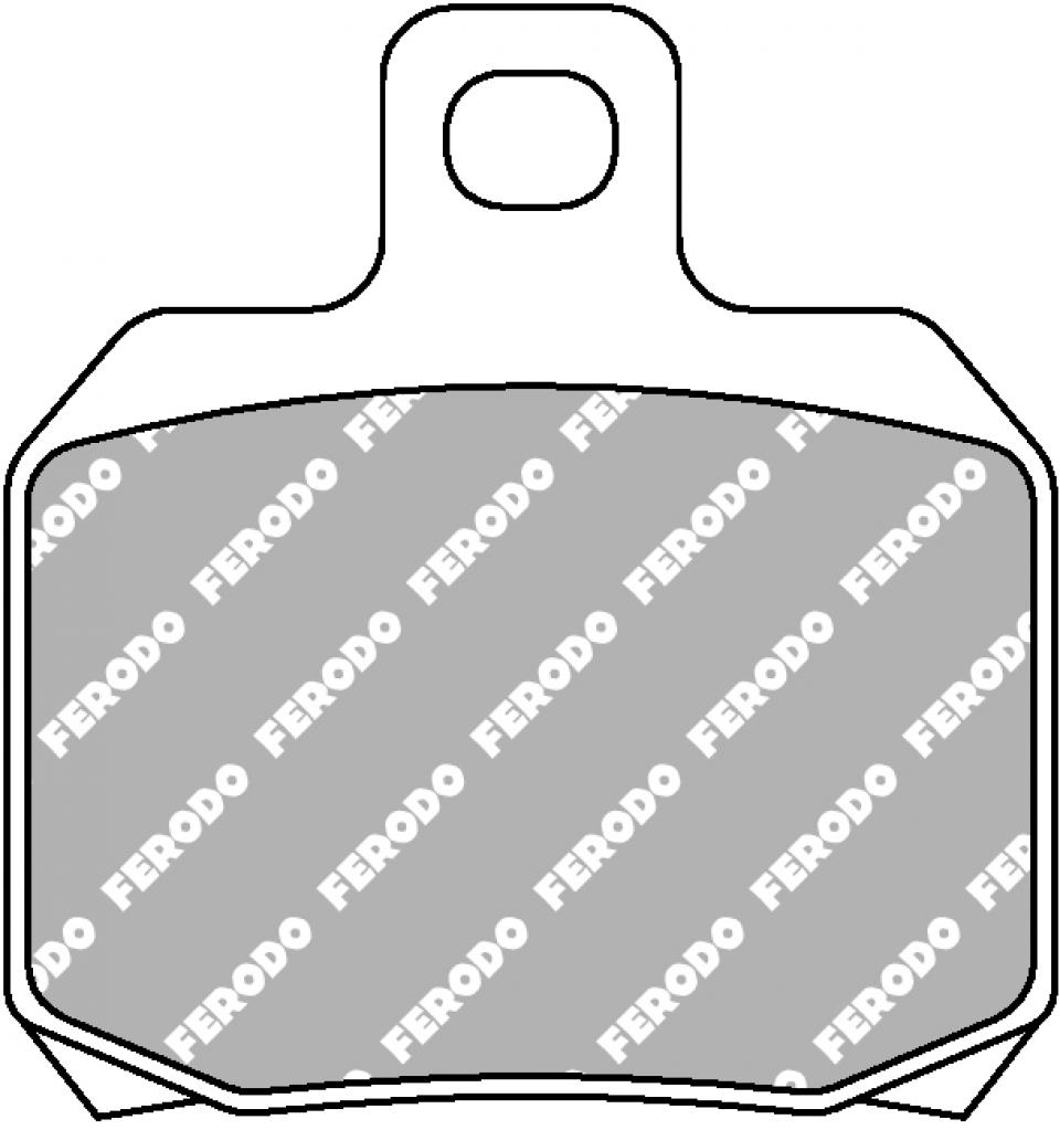 Plaquette de frein Ferodo pour Moto Generic 600 GRS 2014 à 2015 AR Neuf