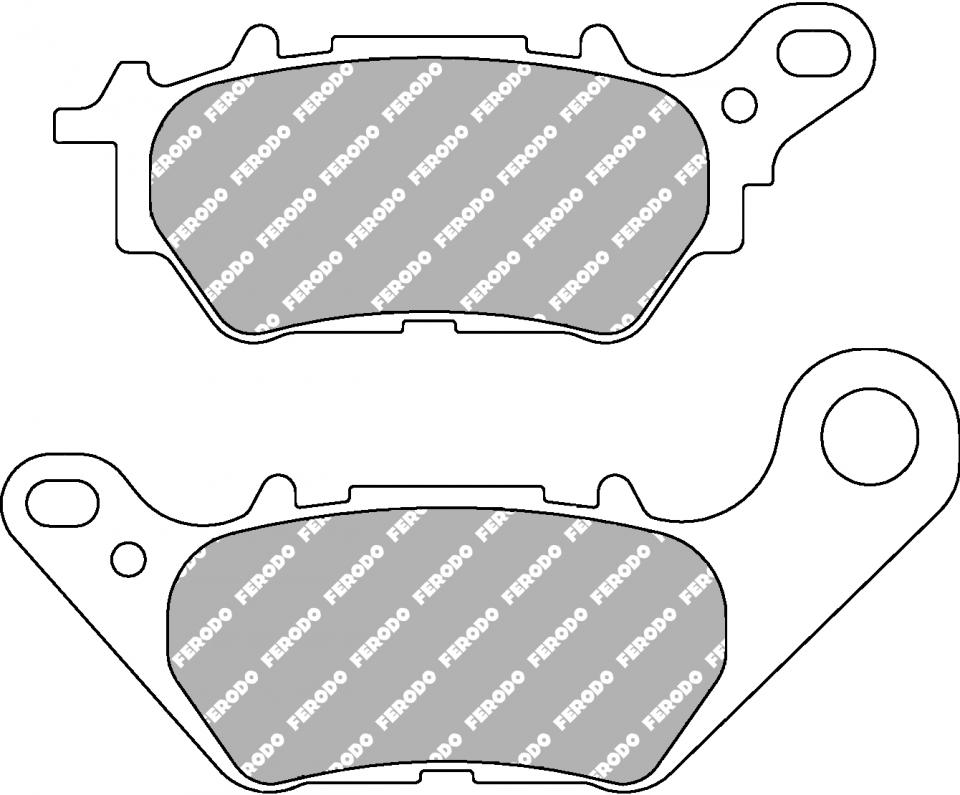 Plaquette de frein Ferodo pour Scooter Honda 110 Nsc Vision 4T Fi 2017 à 2019 AV Neuf