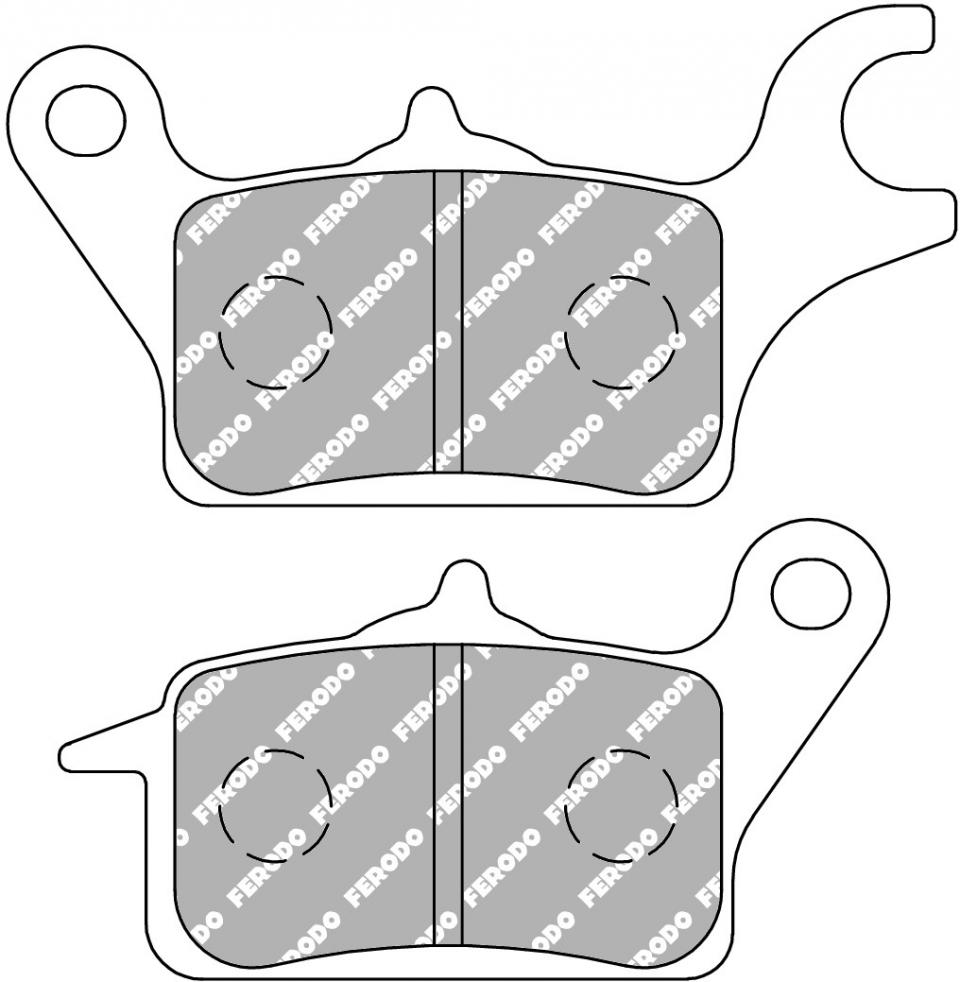 Plaquette de frein Ferodo pour Scooter Yamaha 125 MW Tricity 3 Roues Euro4 2017 à 2022 AVG Neuf