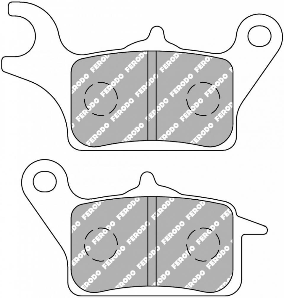 Plaquette de frein Ferodo pour Scooter Yamaha 125 MW Tricity 3 Roues Euro4 2017 à 2022 AVD Neuf