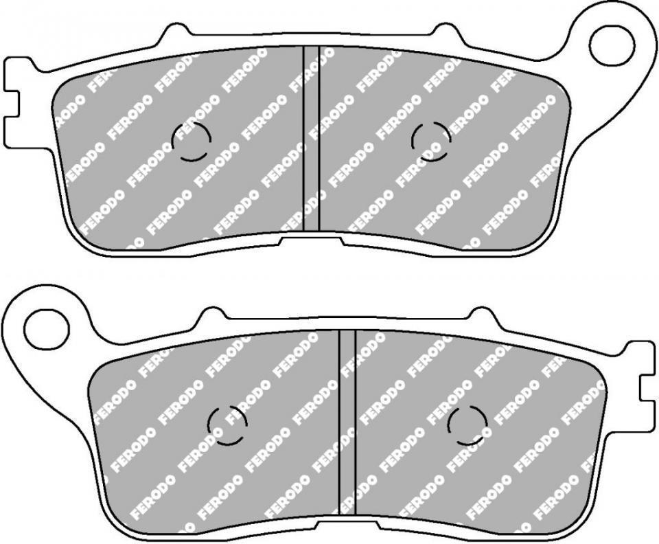 Plaquette de frein Ferodo pour Moto Honda 1200 Vfr X Crosstourer 2012 à 2018 AR / FDB2281ST Neuf