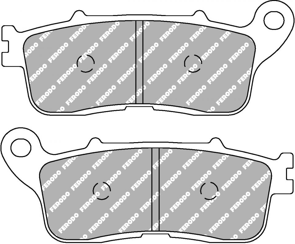 Plaquette de frein Ferodo pour Moto Honda 1200 Vfr X Crosstourer 2012 à 2018 AR / FDB2281ST Neuf