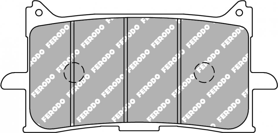 Plaquette de frein Ferodo pour Moto Honda 650 Cb R 2019 à 2022 AV Neuf