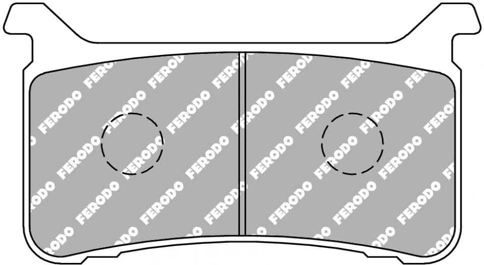 Plaquette de frein Ferodo pour Moto Honda 1000 Cbr Rr Fireblade Abs 2017 à 2018 AVG / AVD / FDB2300ST Neuf