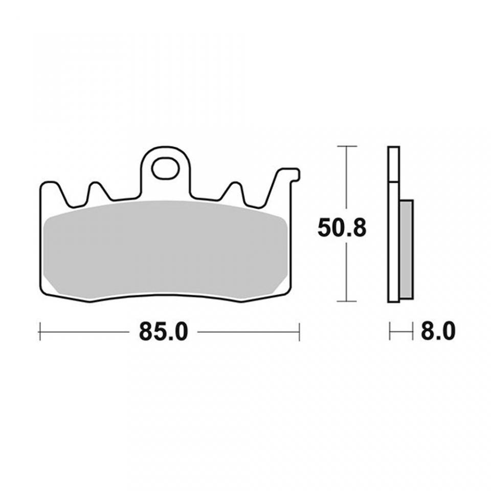 Plaquette de frein Ferodo pour Moto BMW 900 F 2020 K84 / AV Neuf