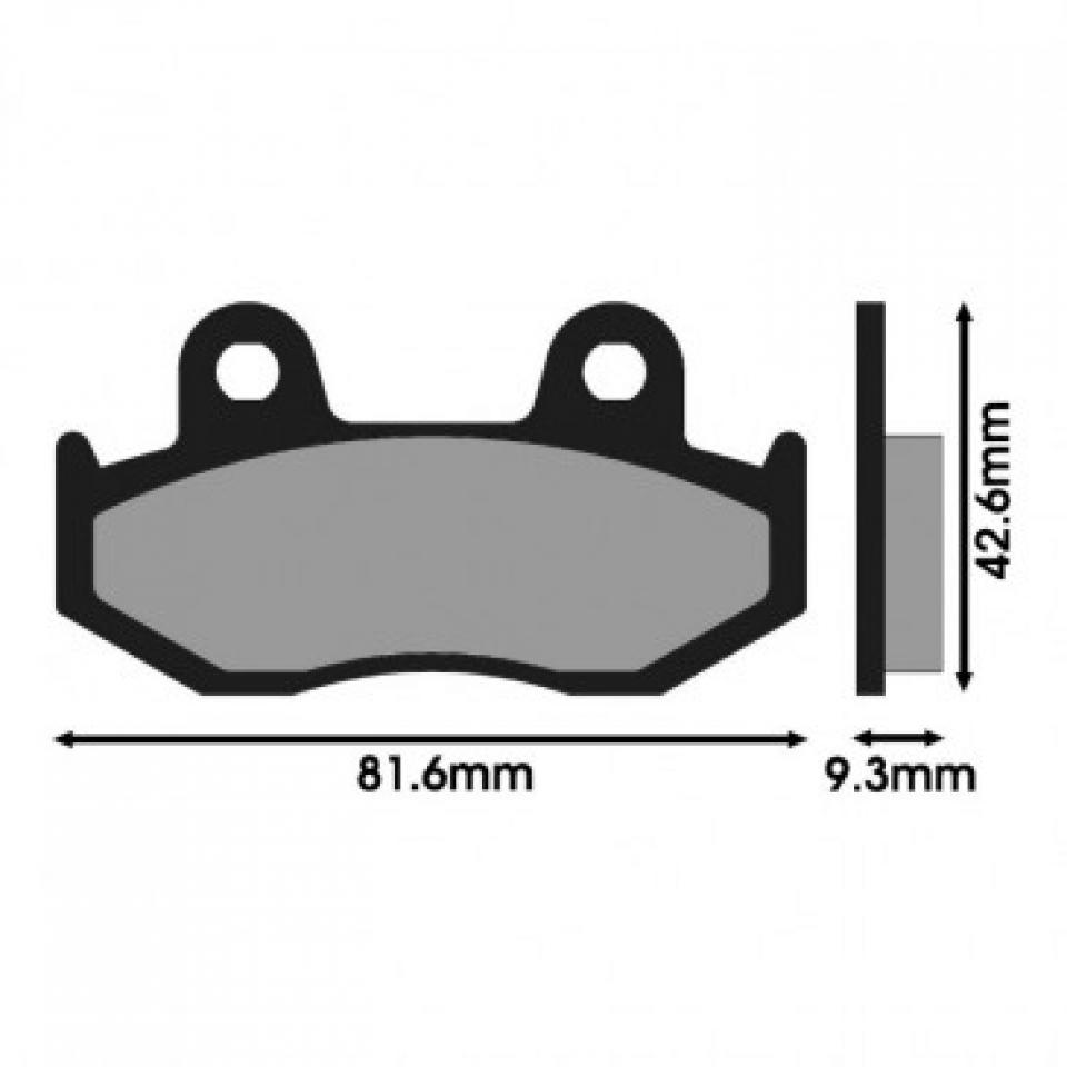Plaquette de frein Polini ORIGINAL pour Scooter Honda 125 SH 174.0034