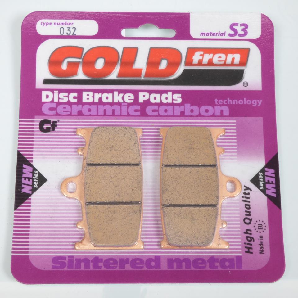 Plaquette de frein Gold Fren pour Moto Kawasaki 900 GPZ R 1990 à 1996 AVG/AVD / A7-A8 Neuf