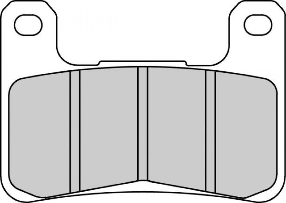 Plaquette de frein Ferodo pour Moto Kawasaki 1000 Zx-10 R Ninja Sans Abs 2011 à 2014 AVG / AVD Neuf