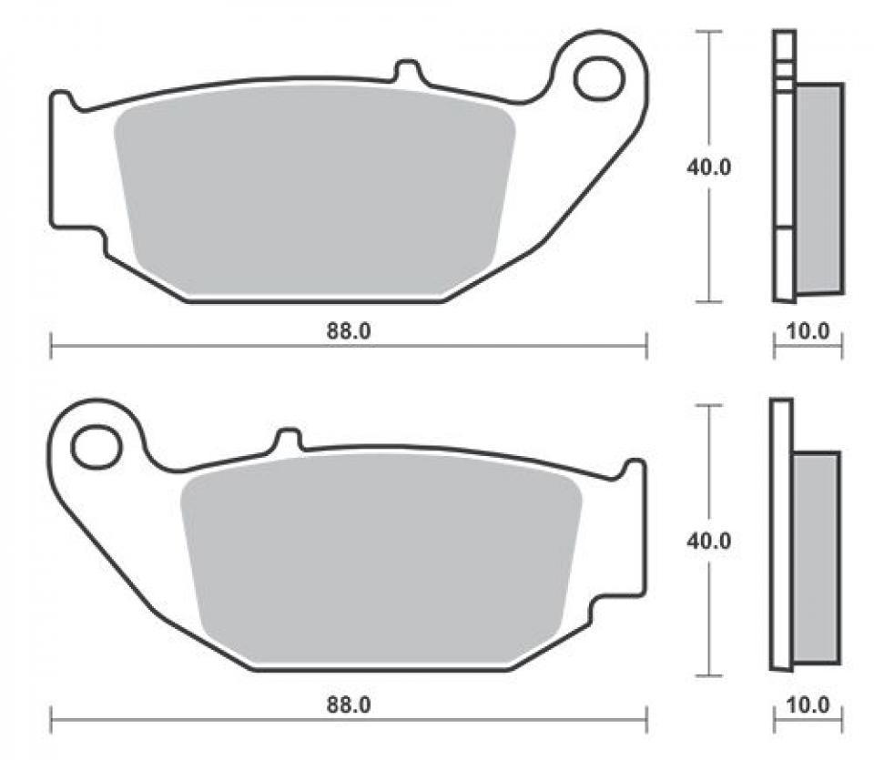 Plaquette de frein Sifam pour Moto Honda 125 CB R NEO SPORTS CAFE 2018 à 2023 AR Neuf