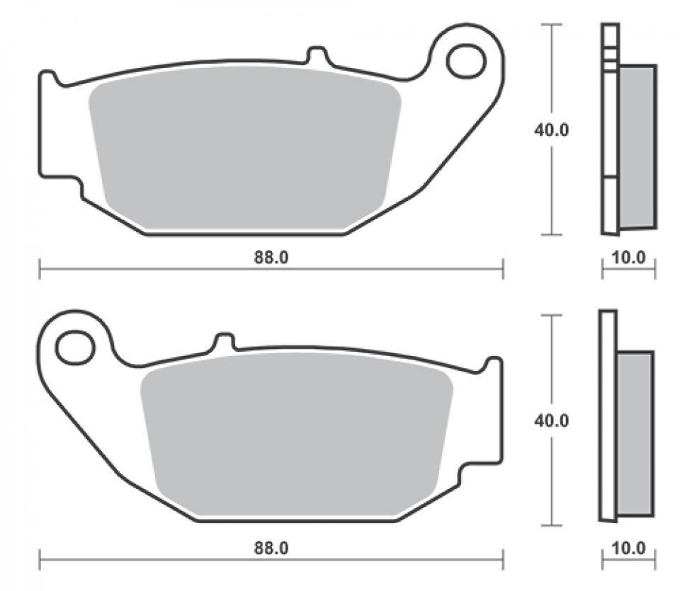 Plaquette de frein Sifam pour Moto ORCAL 125 SK01 2020 à 2023 AR Neuf