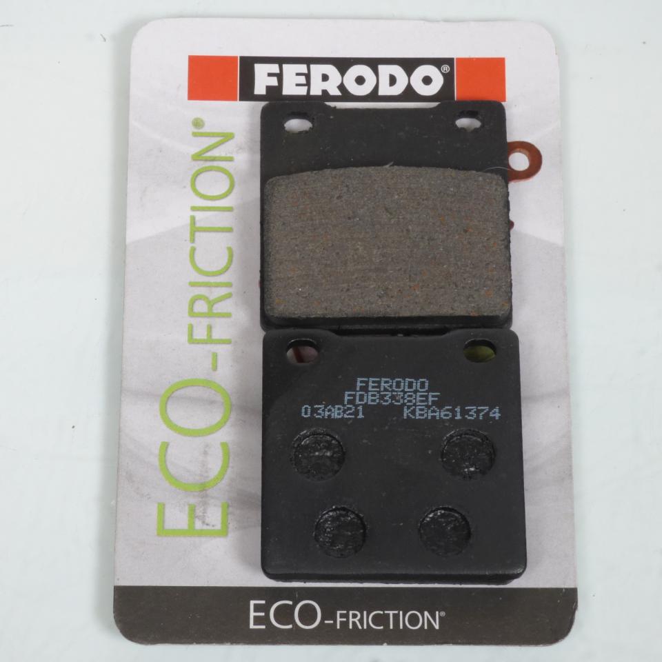 Plaquette de frein Ferodo pour Moto Kawasaki 250 EL Eliminator 1987 à 1995 AV / FDB338EF Neuf