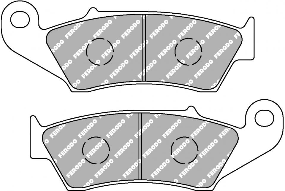 Plaquette de frein Ferodo pour Moto Gas gas 250 Ec-F Enduro 4T 2012 à 2015 AV Neuf