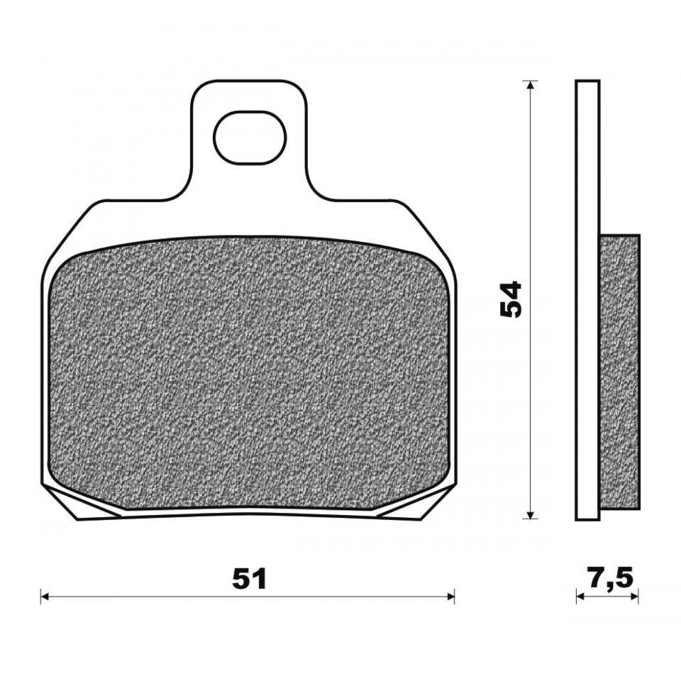 Plaquette de frein origine pour Moto Ducati 992 St3 2004 à 2007 Neuf