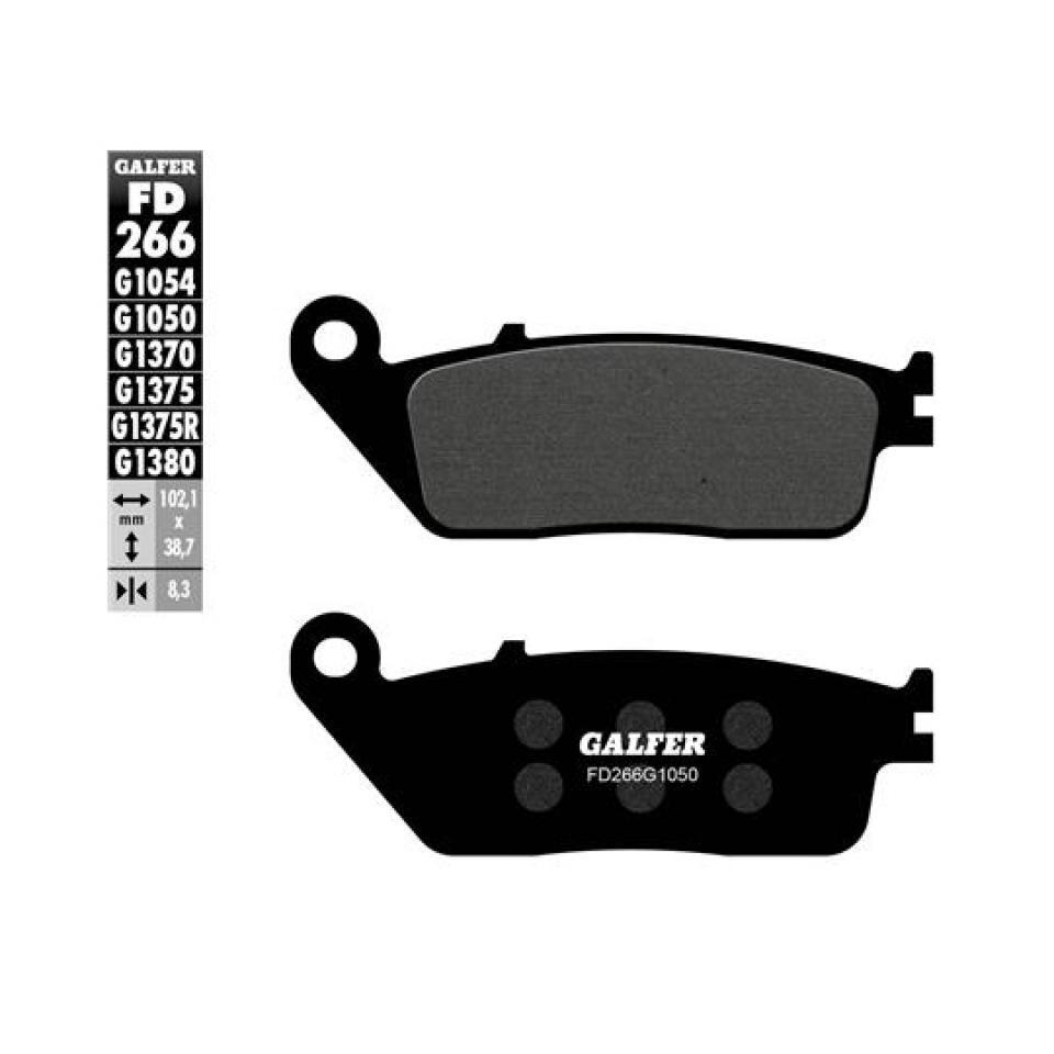 Plaquette de frein Galfer pour Moto Honda 700 NC S Après 2012 Neuf