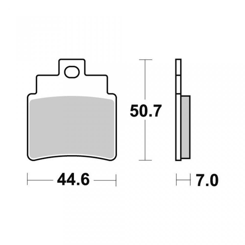 Plaquette de frein Galfer pour Scooter Sym 125 CRUISYM Après 2018 Neuf