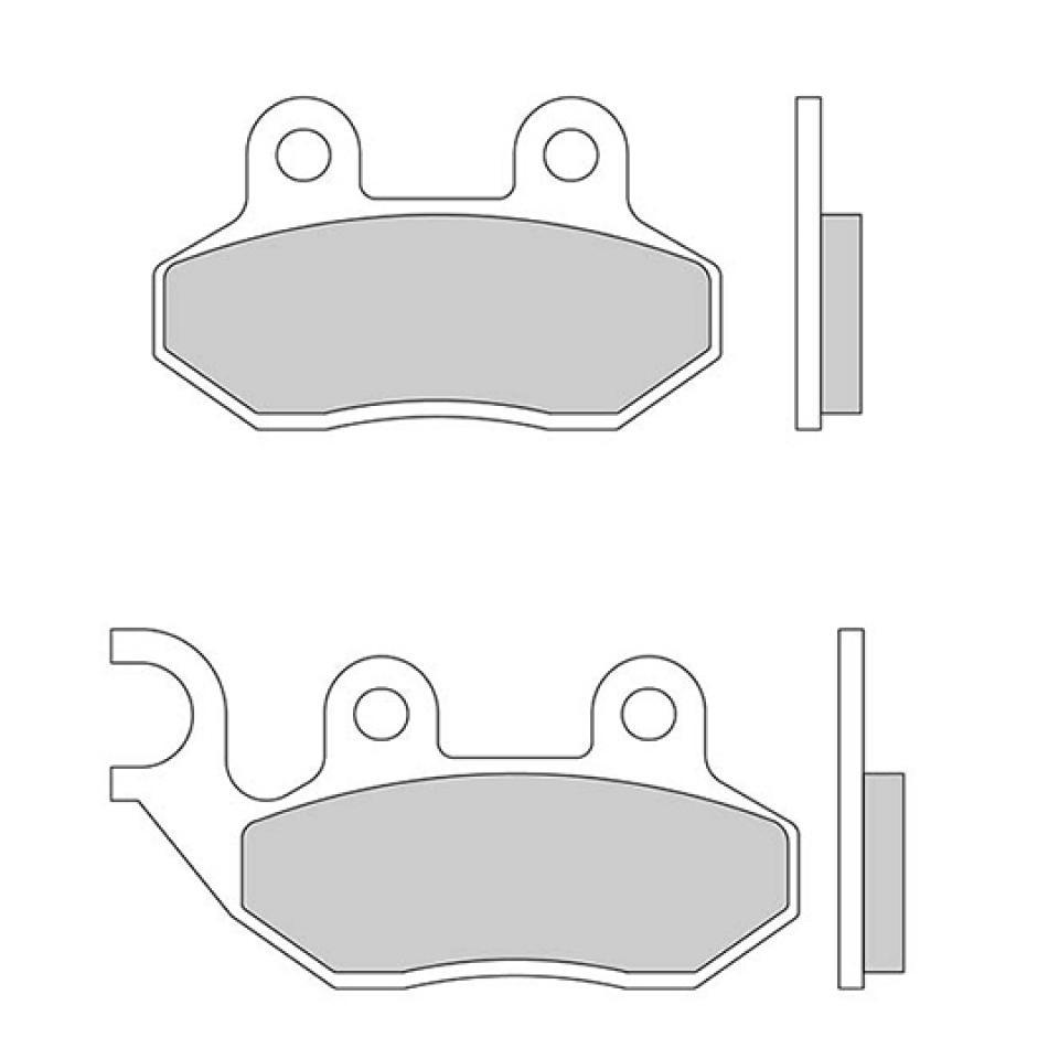 Plaquette de frein Galfer pour Scooter Sym 50 Fiddle Ii 2009 à 2014 Neuf