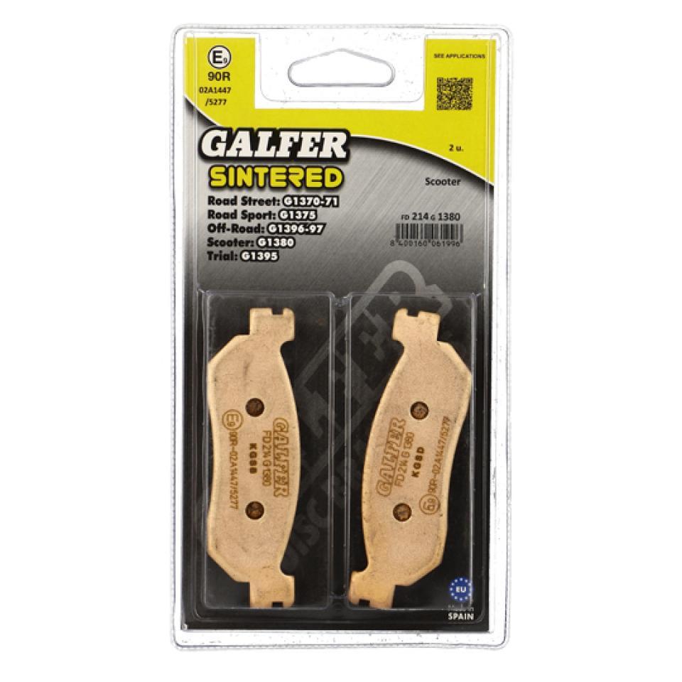 Plaquette de frein Galfer pour Scooter Yamaha 115 AT Neo Après 2005 Neuf