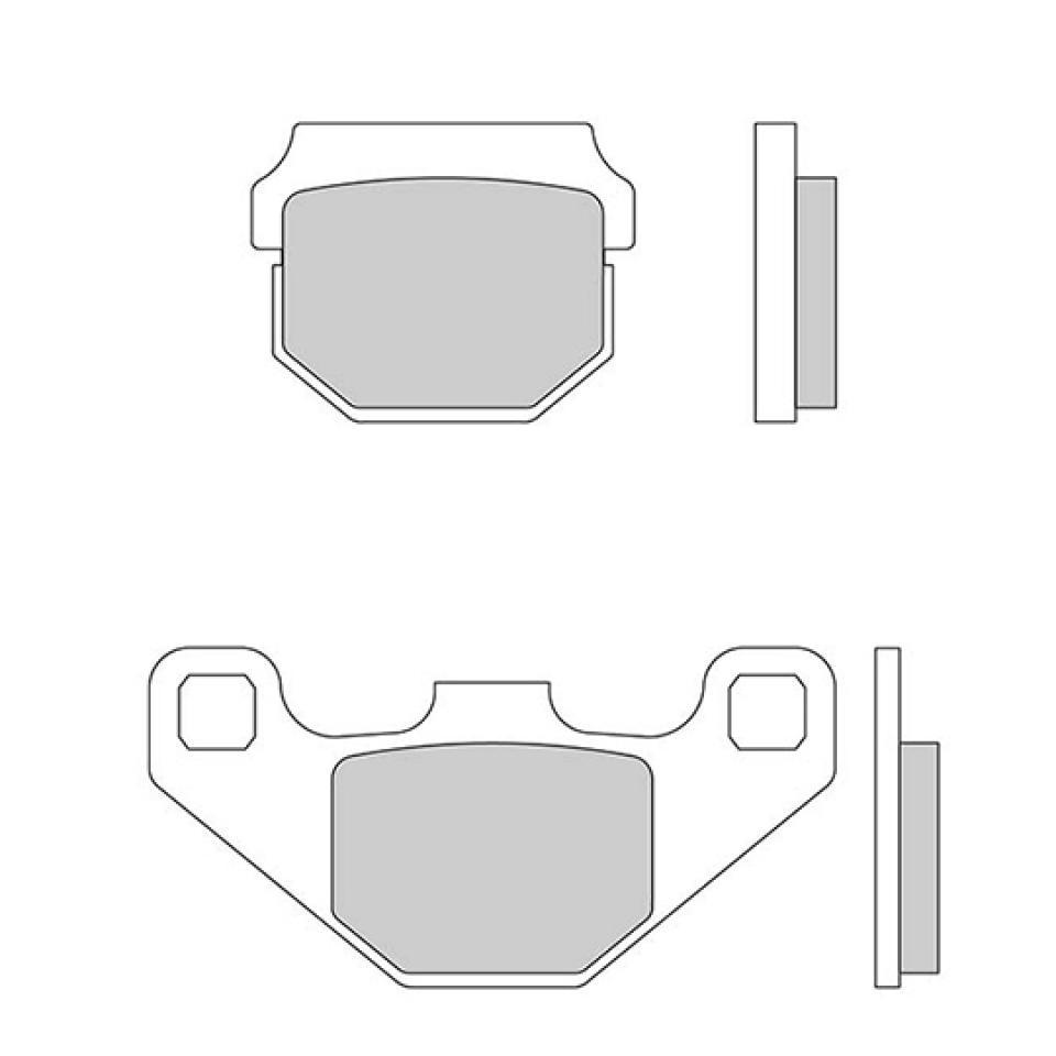 Plaquette de frein Galfer pour Scooter PGO 80 Star Après 1995 Neuf