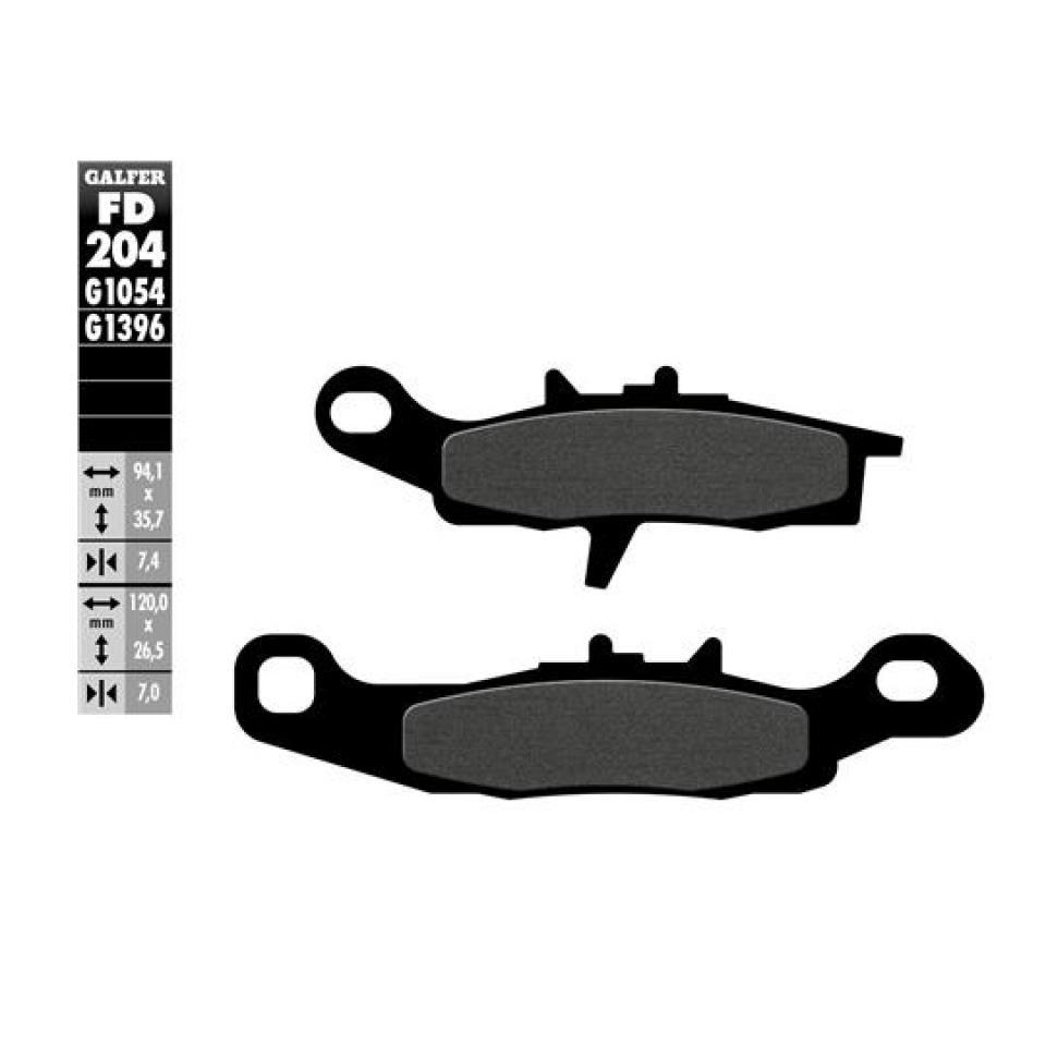 Plaquette de frein pour Kawasaki KL Super Sherpa