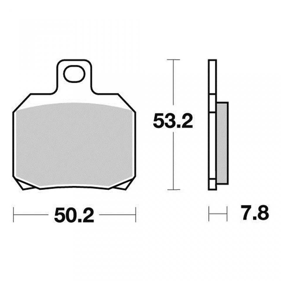 Plaquette de frein Malossi pour Scooter Piaggio 200 X8 2004 à 2005 AR Neuf