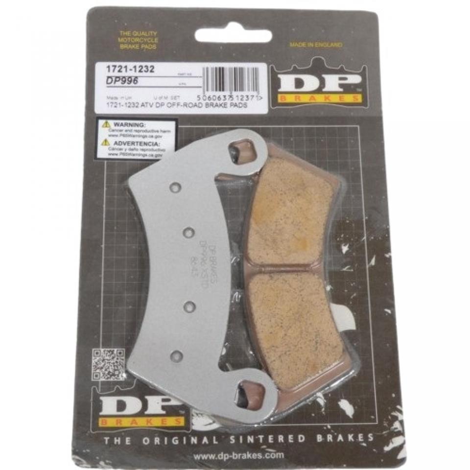 Plaquette de frein DP Brakes pour Quad Polaris 800 Ranger 6X6 2010 à 2014 AVG/AVD Neuf
