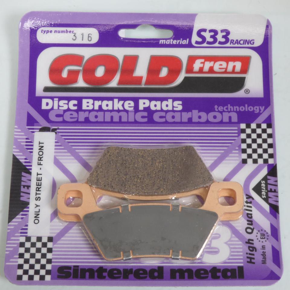 Plaquette de frein Gold Fren pour Quad Kymco 550 Mxu I 2012 à 2015 AVG/AVD Neuf