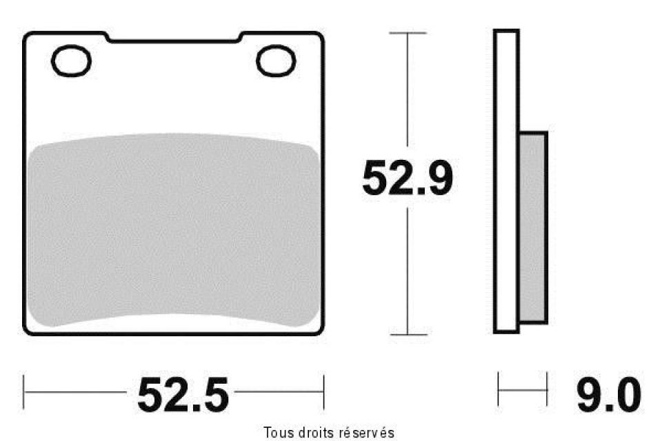 Plaquette de frein SEMC pour Moto Suzuki 1000 Tl R 1998 à 2002 AR Neuf