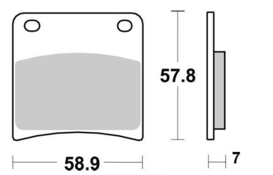 Plaquette de frein Tokico pour Moto Suzuki 600 Gsx F Katana 1988 à 1991 AVG / AVD Neuf