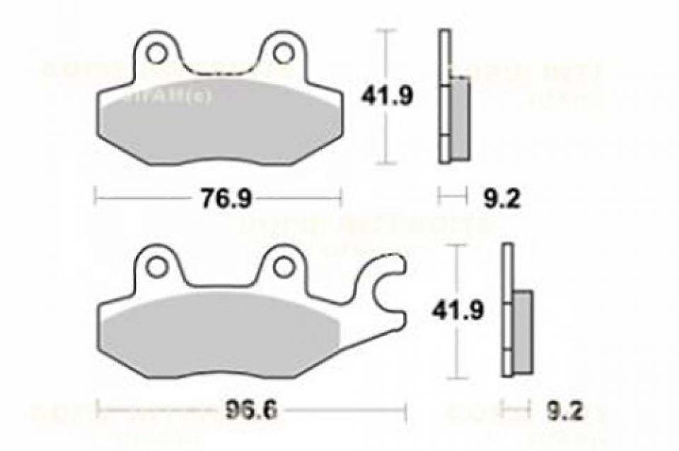 Plaquette de frein Afam pour Scooter Kymco 150 Agility R16 2008 à 2013 AR Neuf