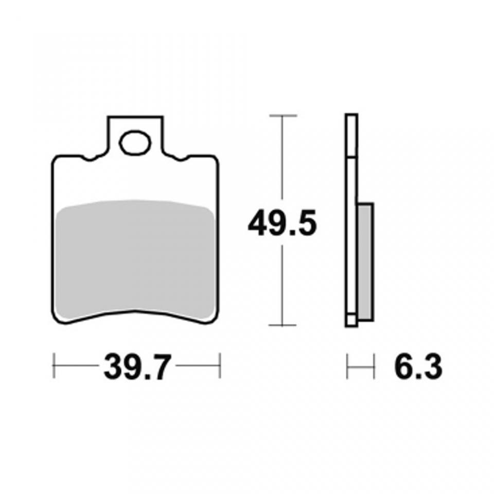 Plaquette de frein AP Racing pour Scooter MBK 50 BOOSTER ROCKET 1995 à 2020 Neuf