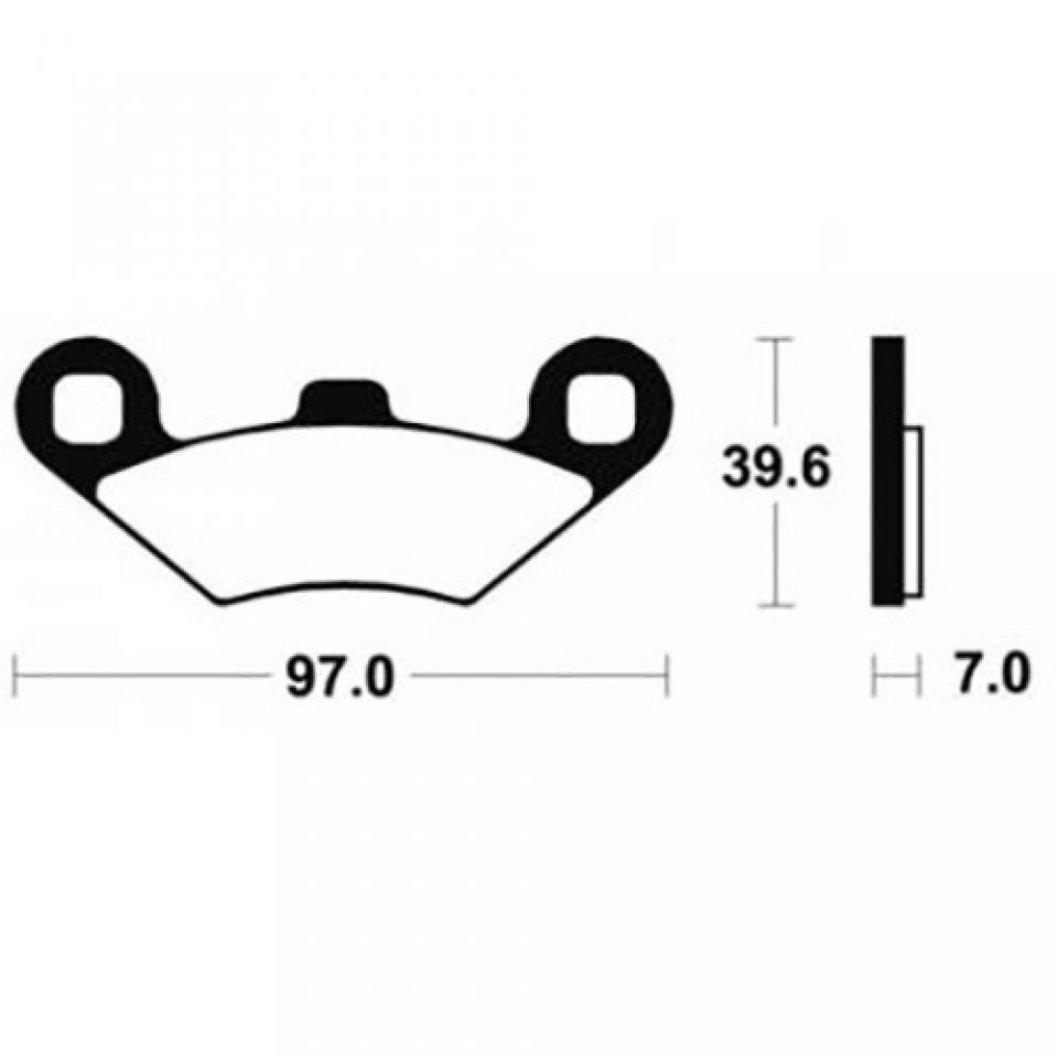 Plaquette de frein Bendix pour Quad Polaris 500 Sportsman 1996 - 2006 MOA216 Neuf