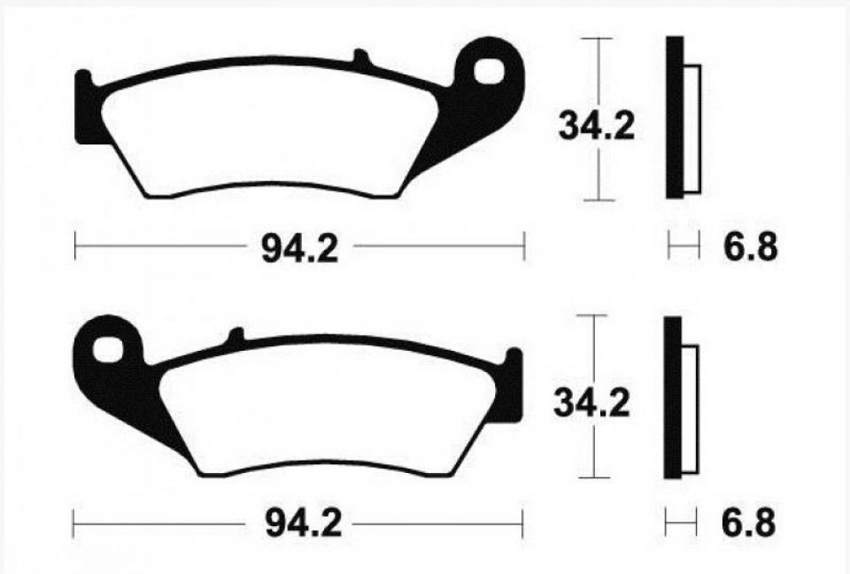 Plaquette de frein avant Bendix MA194 pour moto Honda 250 XR-R 1996 à 2004 Neuf