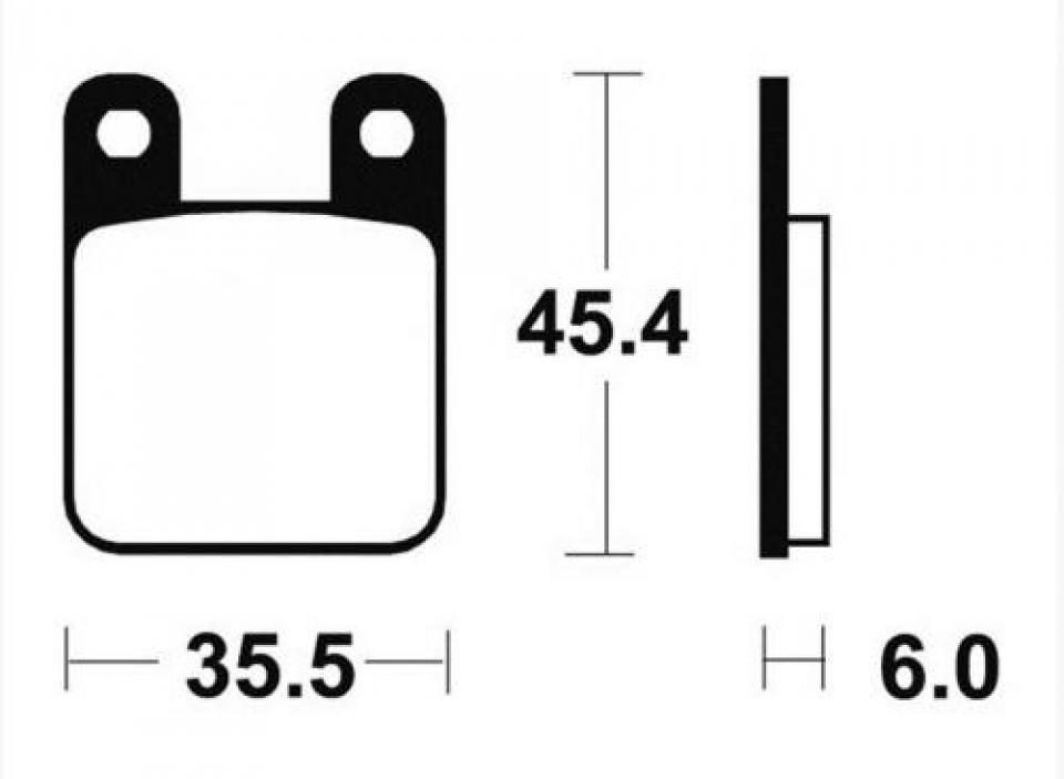 Plaquette de frein CL Brake pour moto Rieju 50 RS2 Matrix Après 2004 3015MSC Neuf