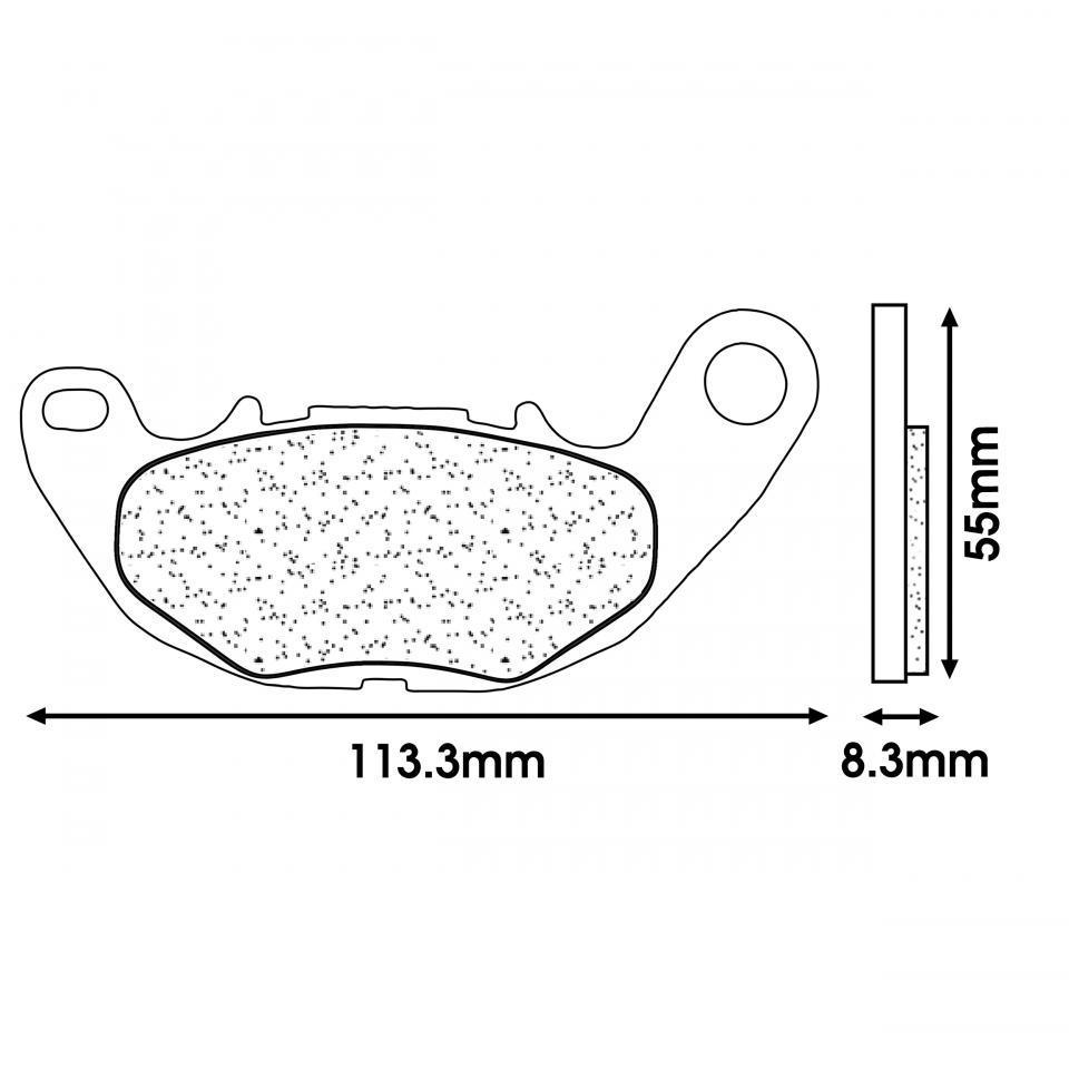 Plaquette de frein CL BRAKES pour Moto Yamaha 320 MT-03 Après 2016 Neuf