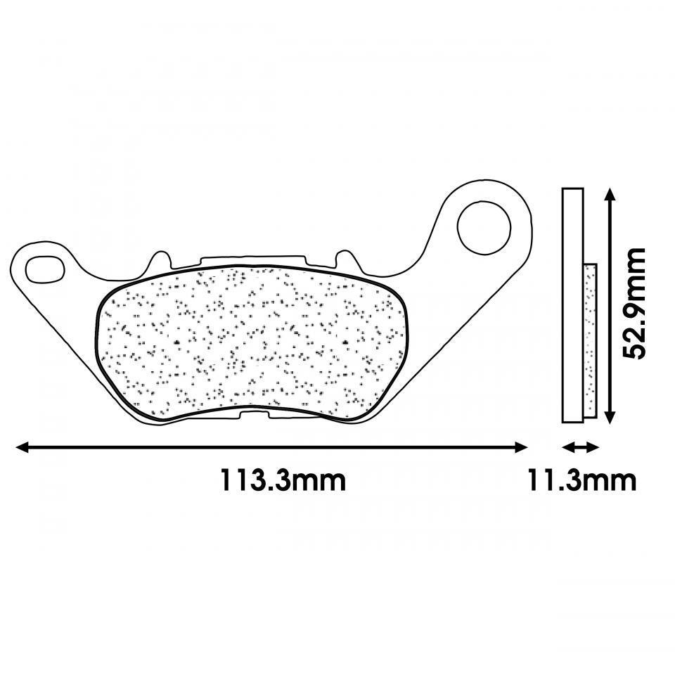 Plaquette de frein CL BRAKES pour Moto Yamaha 320 MT-03 Après 2016 Neuf