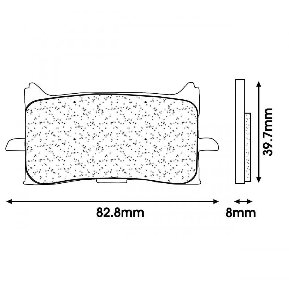 Plaquette de frein CL BRAKES pour Honda 125 Cr R Après 2018 Neuf