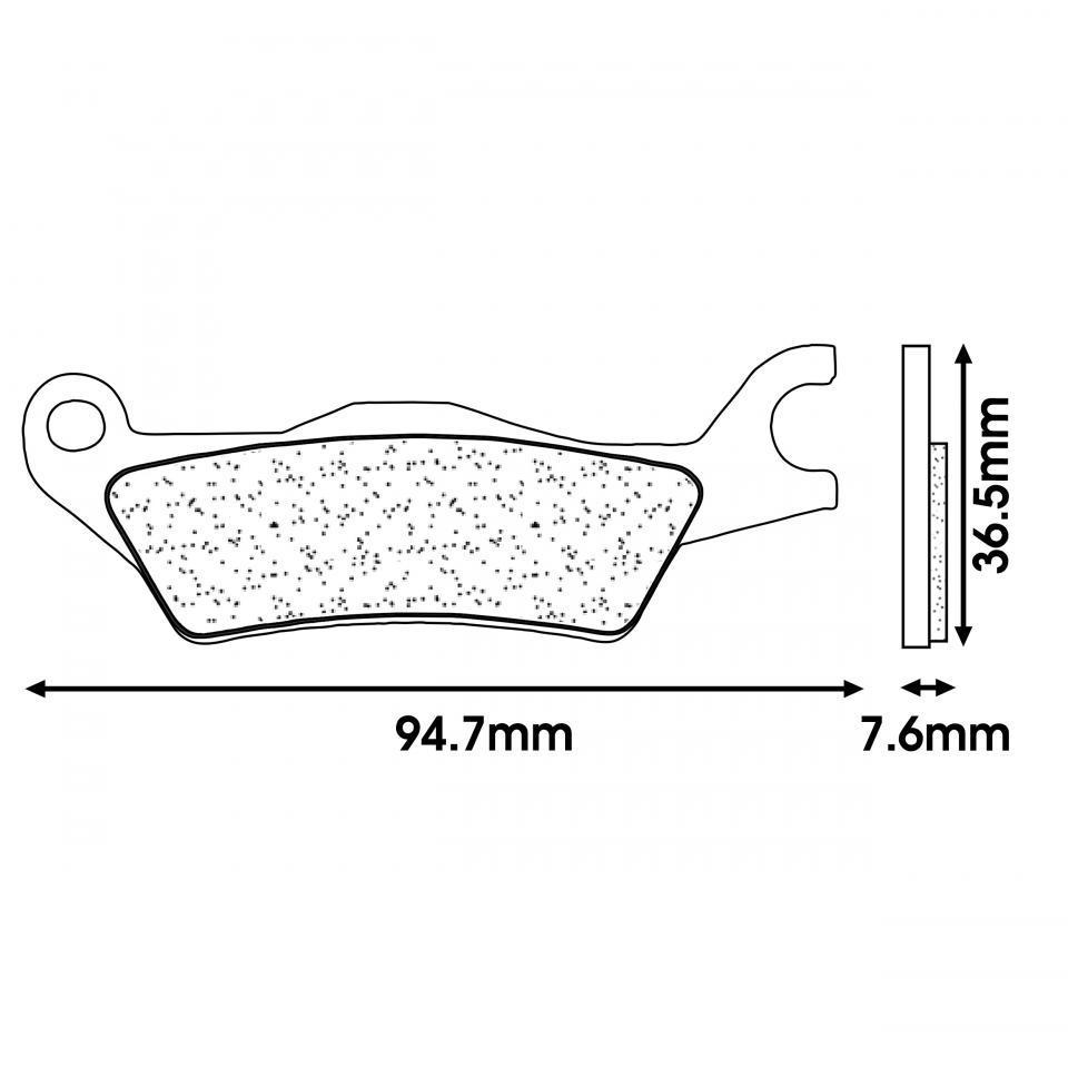 Plaquette de frein CL BRAKES pour Moto Suzuki 125 Gsx-R Après 2017 Neuf