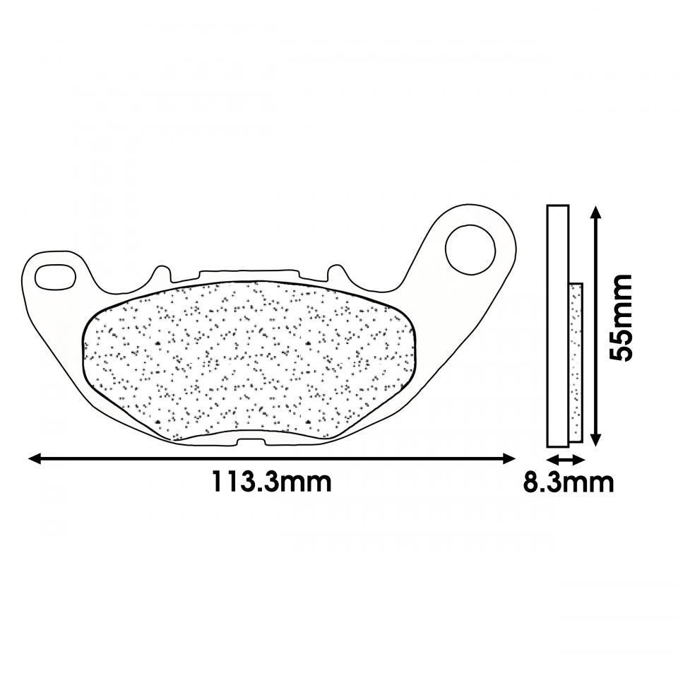 Plaquette de frein CL BRAKES pour Scooter Yamaha 300 X-Max Après 2017 Neuf