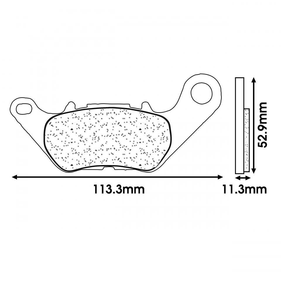 Plaquette de frein CL BRAKES pour Scooter Yamaha 300 X-Max Après 2017 Neuf