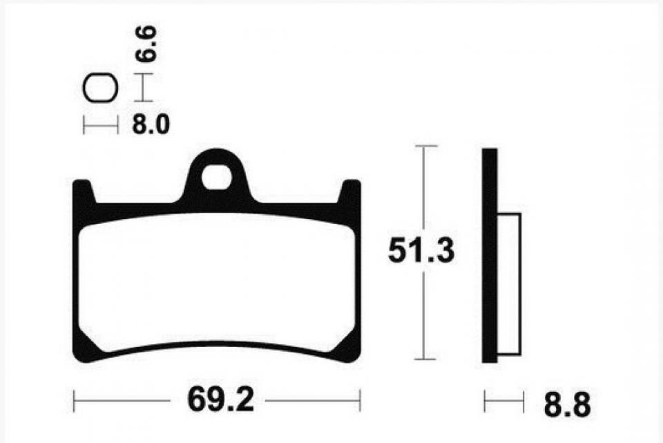 Plaquette de frein CL BRAKES pour Moto Yamaha 1900 XV 2006 à 2011 2361A3+ / AVD / AVG Neuf